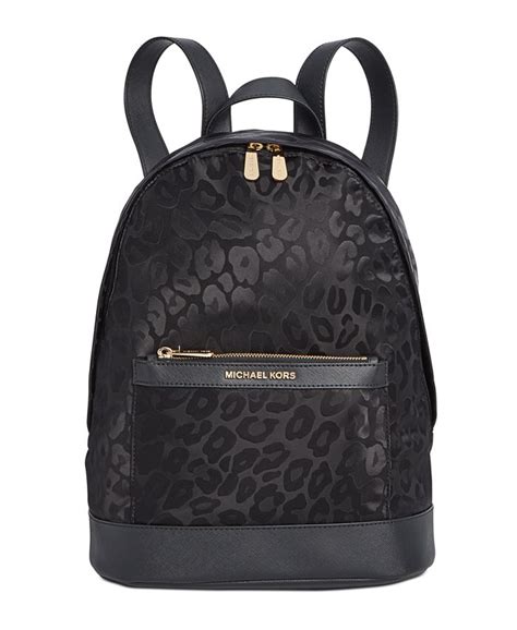 michael kors mercer leopard|michael kors leopard backpack.